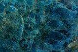 Free-Standing, Polished Blue Apatite - Madagascar #127884-1
